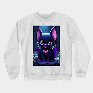 Cute Kawaii Vampire Bat Crewneck Sweatshirt